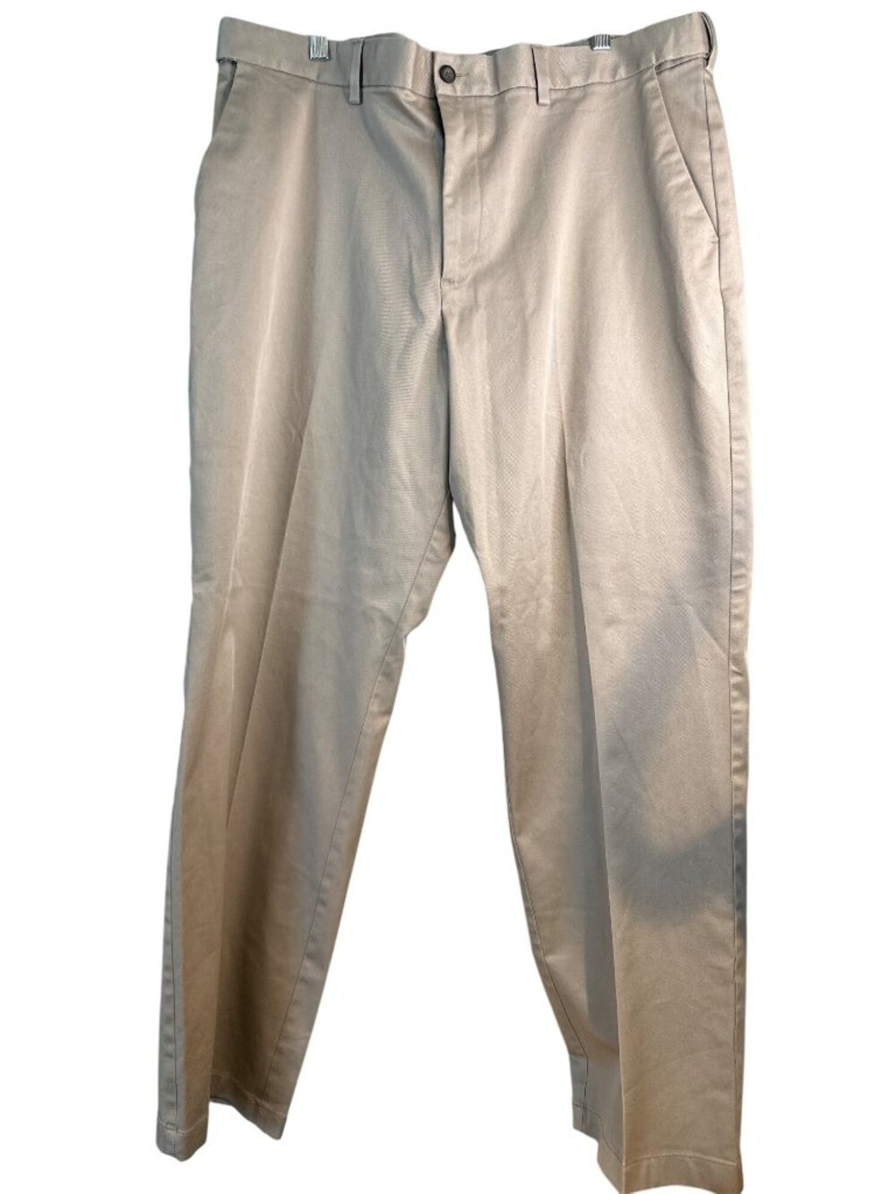 David Taylor Collection Men's 40x32 Khaki Chino Pants Cotton Stretch Classic Fit